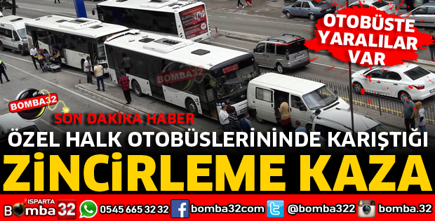 ALT GEÇİT GİRİŞİNDE ZİNCİRLEME KAZA 