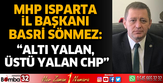 Altı yalan, üstü yalan CHP