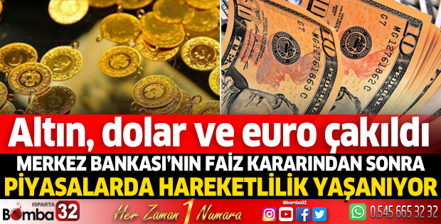 Altın, Dolar ve Euro çakıldı 
