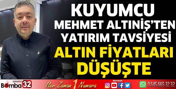 Altın düşüşte