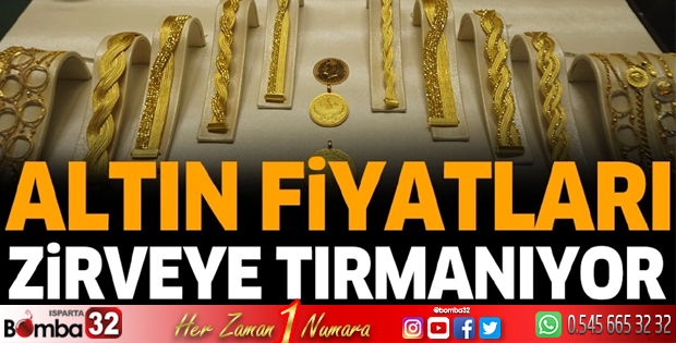 Altın fiyatları zirveye tırmanıyor
