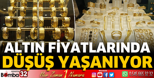 Altın fiyatlarında düşüş yaşanıyor