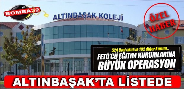 ALTINBAŞAK'A BİR ŞOK DAHA....