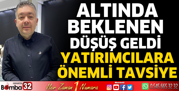 Altında beklenen düşüş geldi 