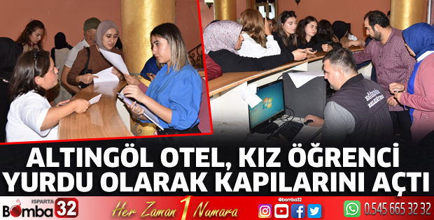 Altıngöl Otel, kız öğrenci yurdu olarak kapılarını açtı