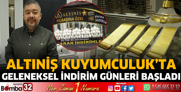 Altıniş Kuyumculuk'ta geleneksel indirim günleri başladı