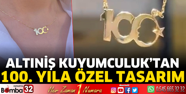 Altıniş Kuyumculuk'tan 100. Yıla özel tasarım