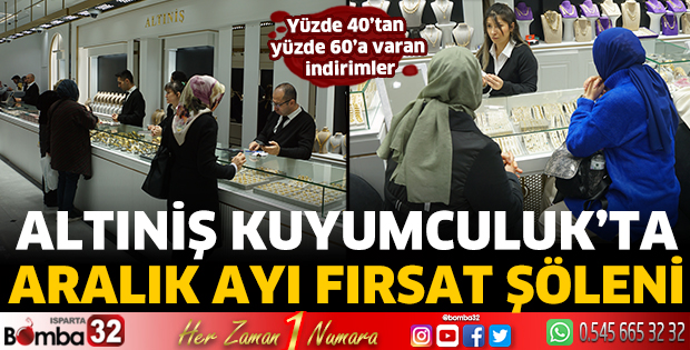 Altıniş'te aralık ayı fırsat şöleni