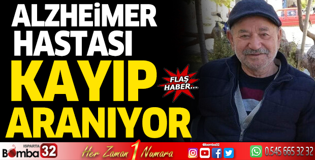 Alzheimer hastası kayıp aranıyor