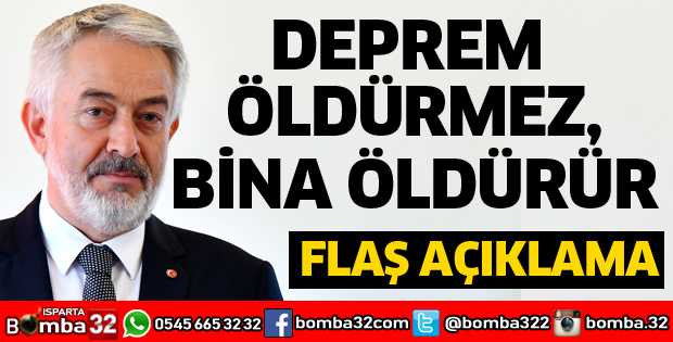 AMACIMIZ BİNALARIN DEPREME DAYANIKLI OLMASI