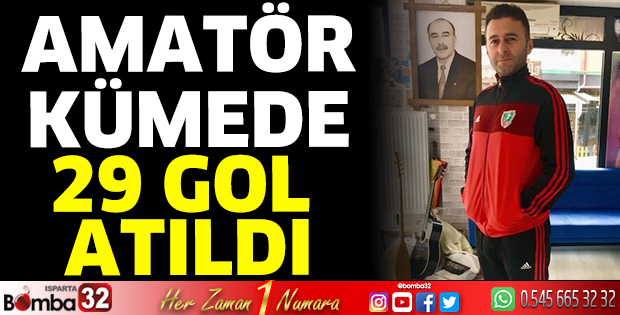 Amatör kümede 29 gol atıldı