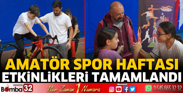 Amatör Spor Haftası etkinlikleri tamamlandı