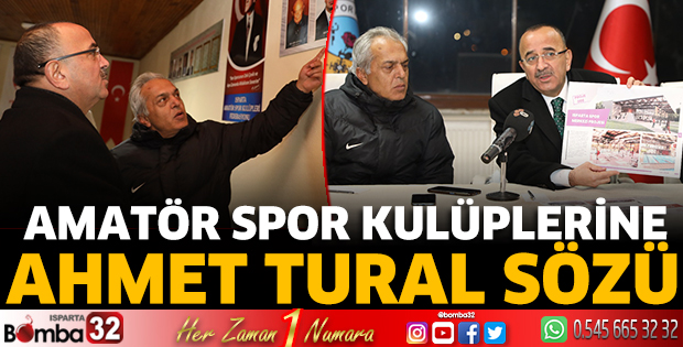 Amatör Spor Kulüplerine  Ahmet Tural sözü