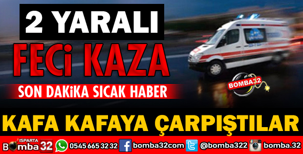AMBULANSLA OTOMOBİL ÇARPIŞTI 2 ARALI