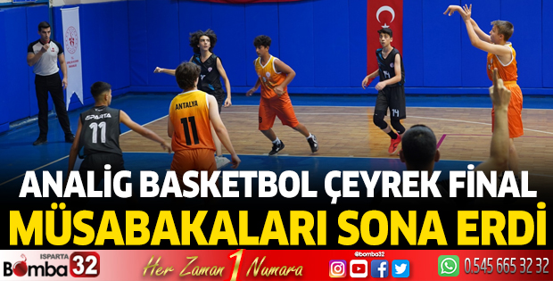ANALİG Basketbol Çeyrek Final Müsabakaları sona erdi
