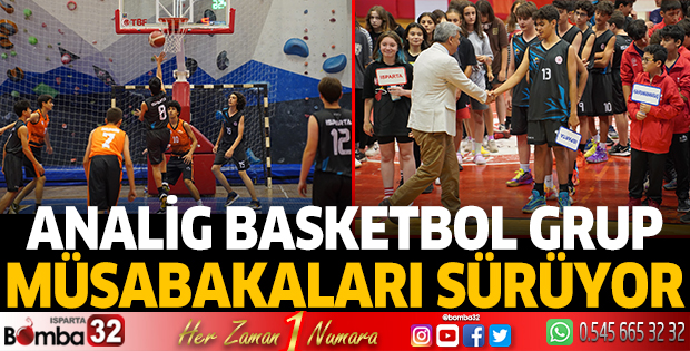 ANALİG Basketbol Grup Müsabakaları sürüyor