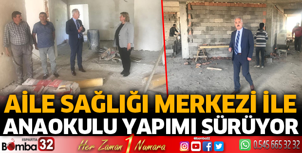 Anaokulu ve Aile Sağlığı Merkezi yapılıyor
