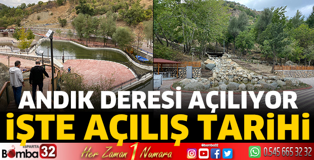 Andık Deresi açılıyor