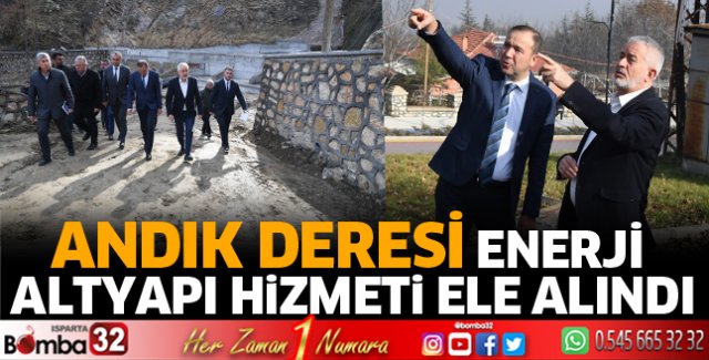 Andık Deresi enerji altyapı hizmeti ele alındı