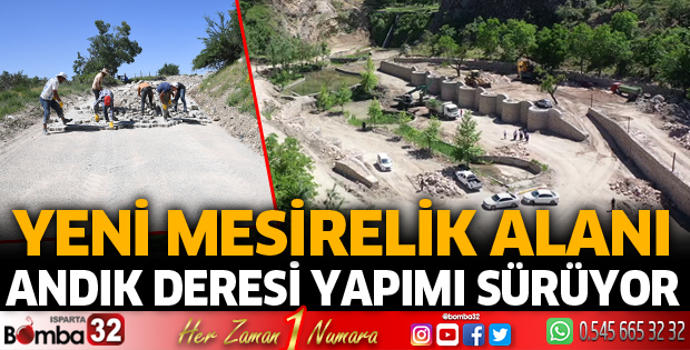 Andık Deresi yapımı sürüyor