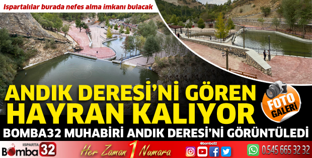 Andık Deresi'ni gören hayran kalıyor