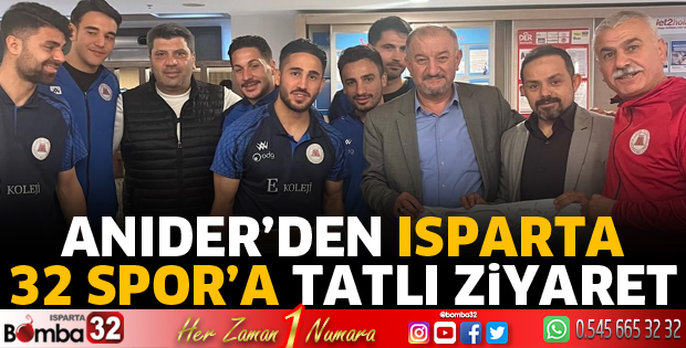 ANIDER’den Isparta 32 Spor’a ziyaret