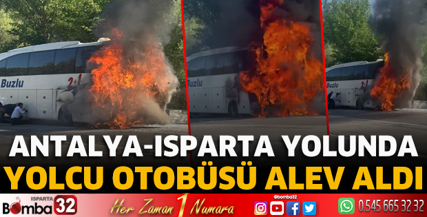 Antalya-Isparta Karayolunda Korku Dolu Anlar