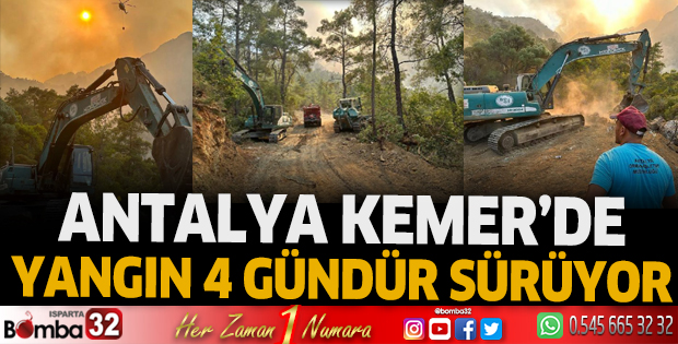 Antalya Kemer 4 gündür yanıyor