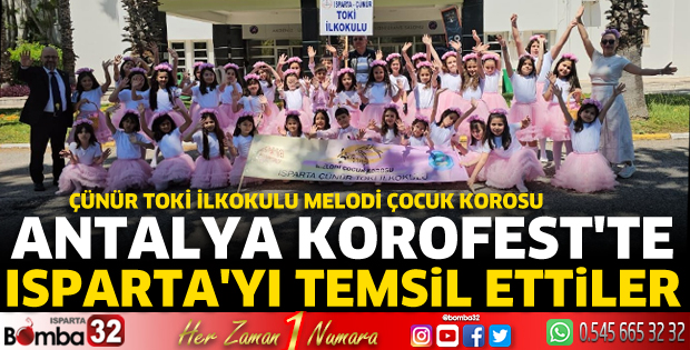 Antalya KOROFEST'te Isparta'yı temsil ettiler 