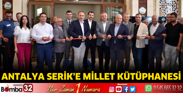 Antalya Serik'e Millet Kütüphanesi