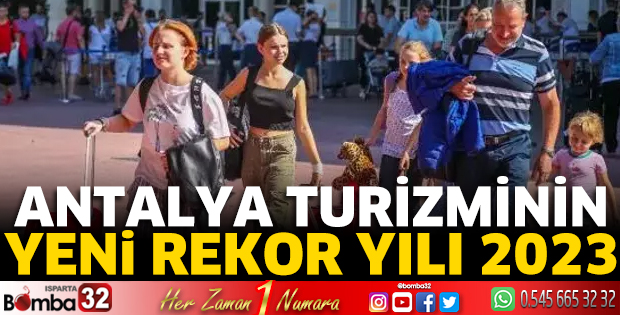 Antalya turizminin yeni rekor yılı 2023