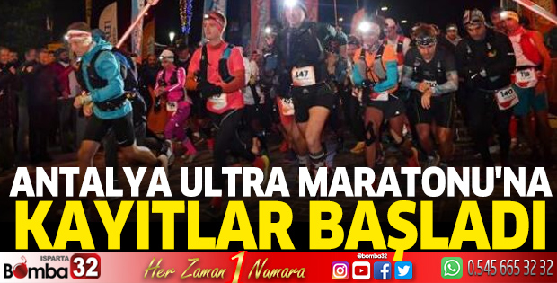 Antalya Ultra Maratonu'na kayıtlar başladı