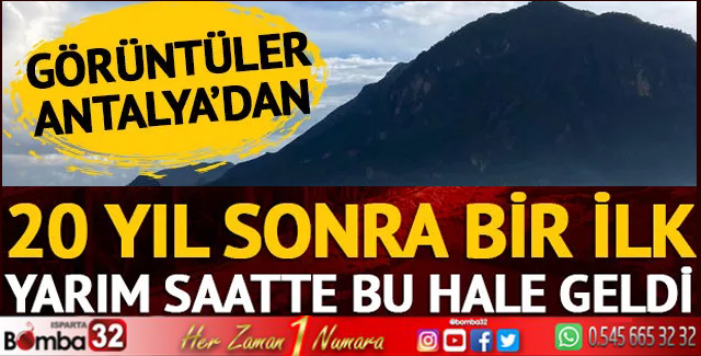 Antalyada 20 yıl sonra bir ilk 