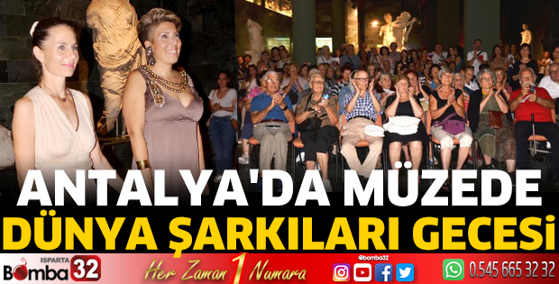 Antalya'da müzede dünya şarkıları