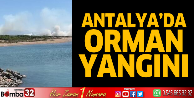 Antalya'da orman yangını