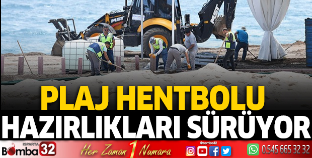 Antalya'da plaj hentbolu hazırlıkları sürüyor