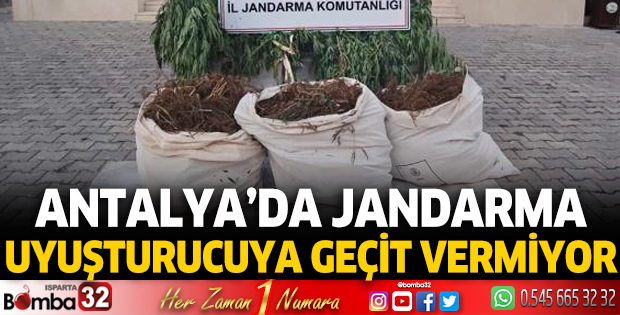 Antalya'da uyuşturucuya geçit yok!