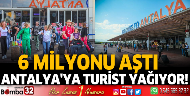 Antalya'ya turist yağıyor!
