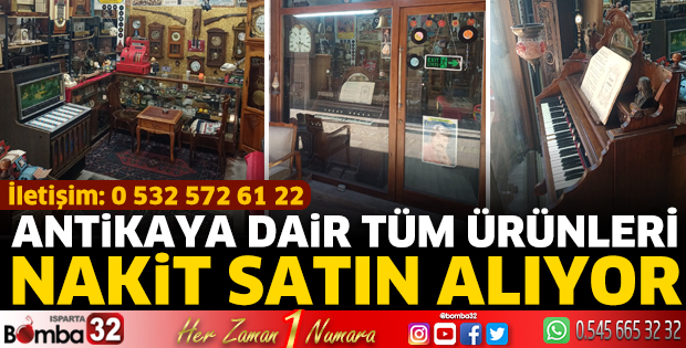 Antikaya dair tüm ürünleri nakit satın alıyor