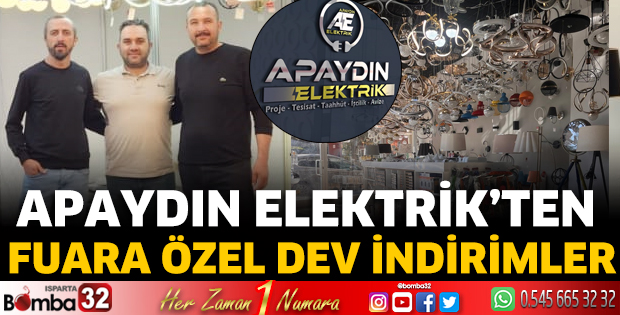 Apaydın Elektrik’ten Fuara Özel Dev İndirimler