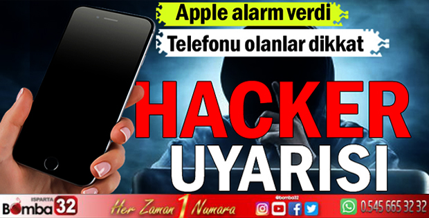 Apple alarm verdi Hacker uyarısı