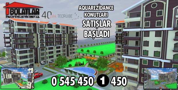 AQUAREZİDANCE SATIŞLAR BAŞLADI