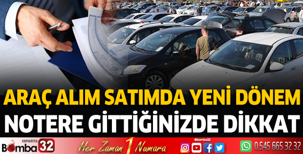 Araç alım satımında yeni dönem