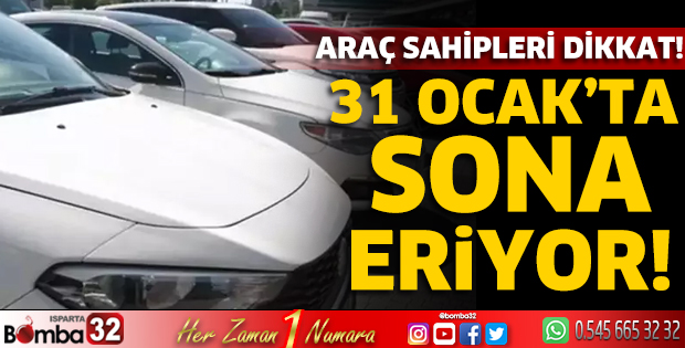 Araç sahipleri dikkat!