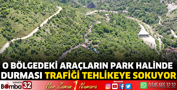 Araçların park halinde durması trafiği tehlikeye sokuyor