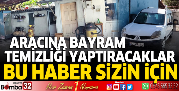 Araçlarınız bayrama temiz girsin