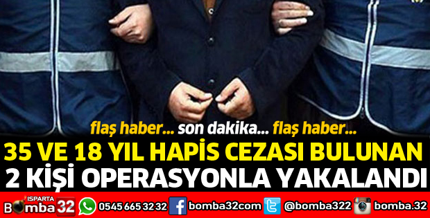 Aranan 2 kişi yakalandı
