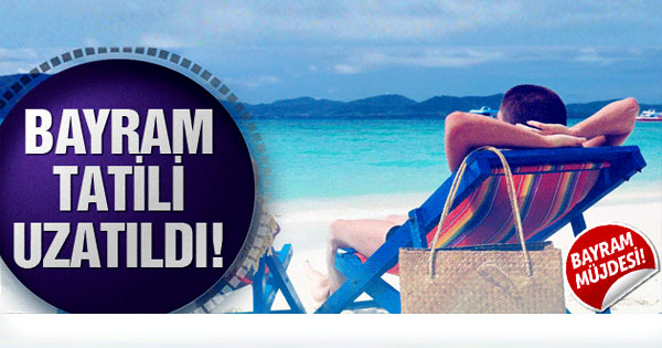AREFE GÜNÜ İZİN MÜJDESİ