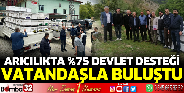 Arıcılıkta %75 devlet desteği vatandaşla buluştu