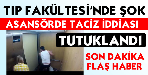 ASANSÖRDE TACİZ İDDİASI